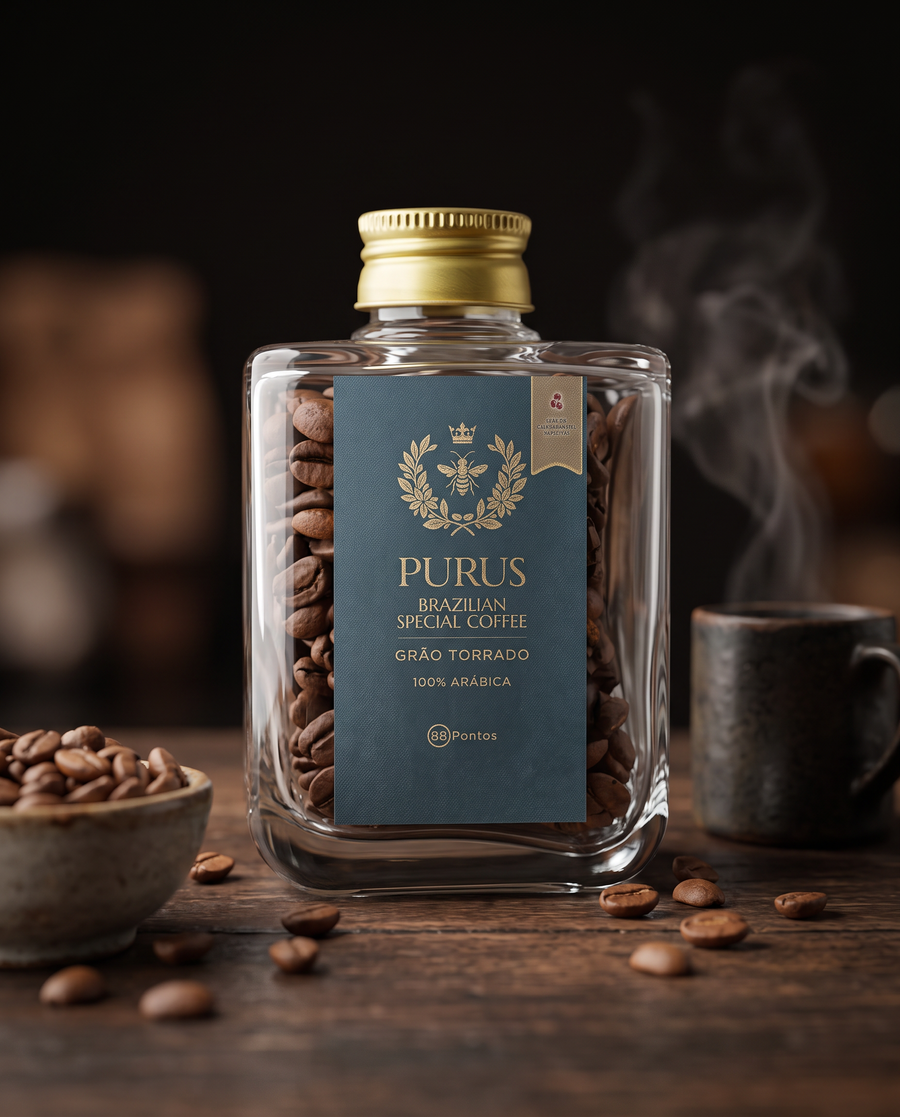 Garrafa Presente Puro Coffee, edição limitada