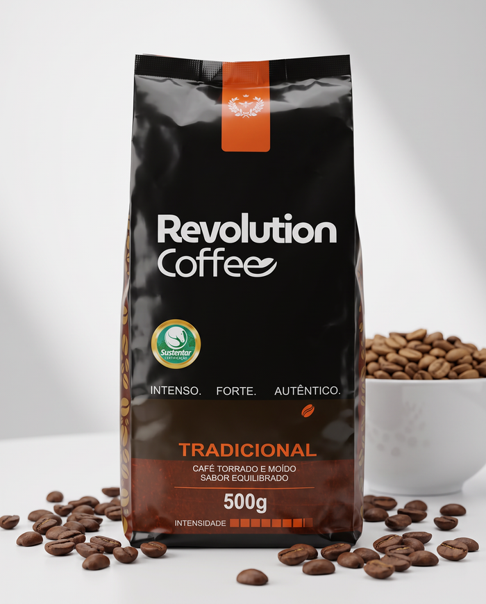 Revolution Coffee Tradicional, embalagem original